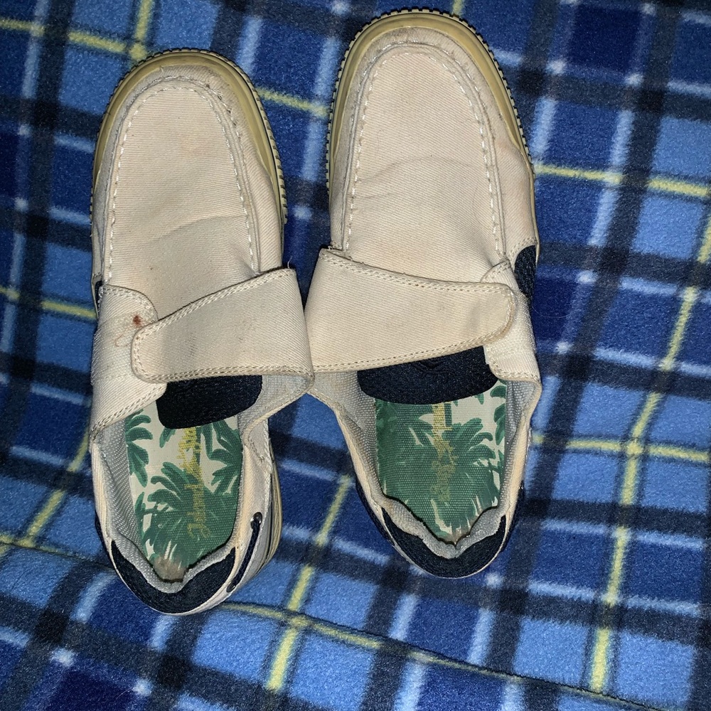 Light Colored Casual Boat Shoes